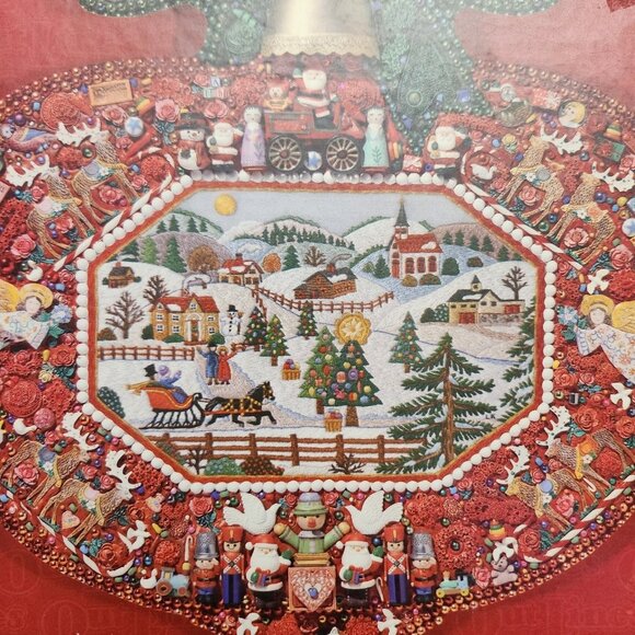 1981 Sleigh Ride An Ornament Shaped Puzzle Hallmark Puzzle - Picture 3 of 6